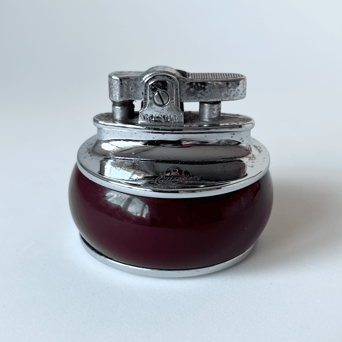 Vintage Rolstar Table Lighter with B.I. Callenders Inscription